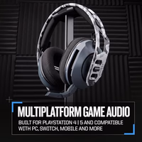RIG 600 PRO HS Dual Wireless Multiplatform Gaming Headset with 2.4GHz/Bluetooth for PlayStation PS4, PS5, Nintendo Switch, Switch 2, PC, USB, Steam Deck, Android, iPhone - Arctic Camo thumbnail 2