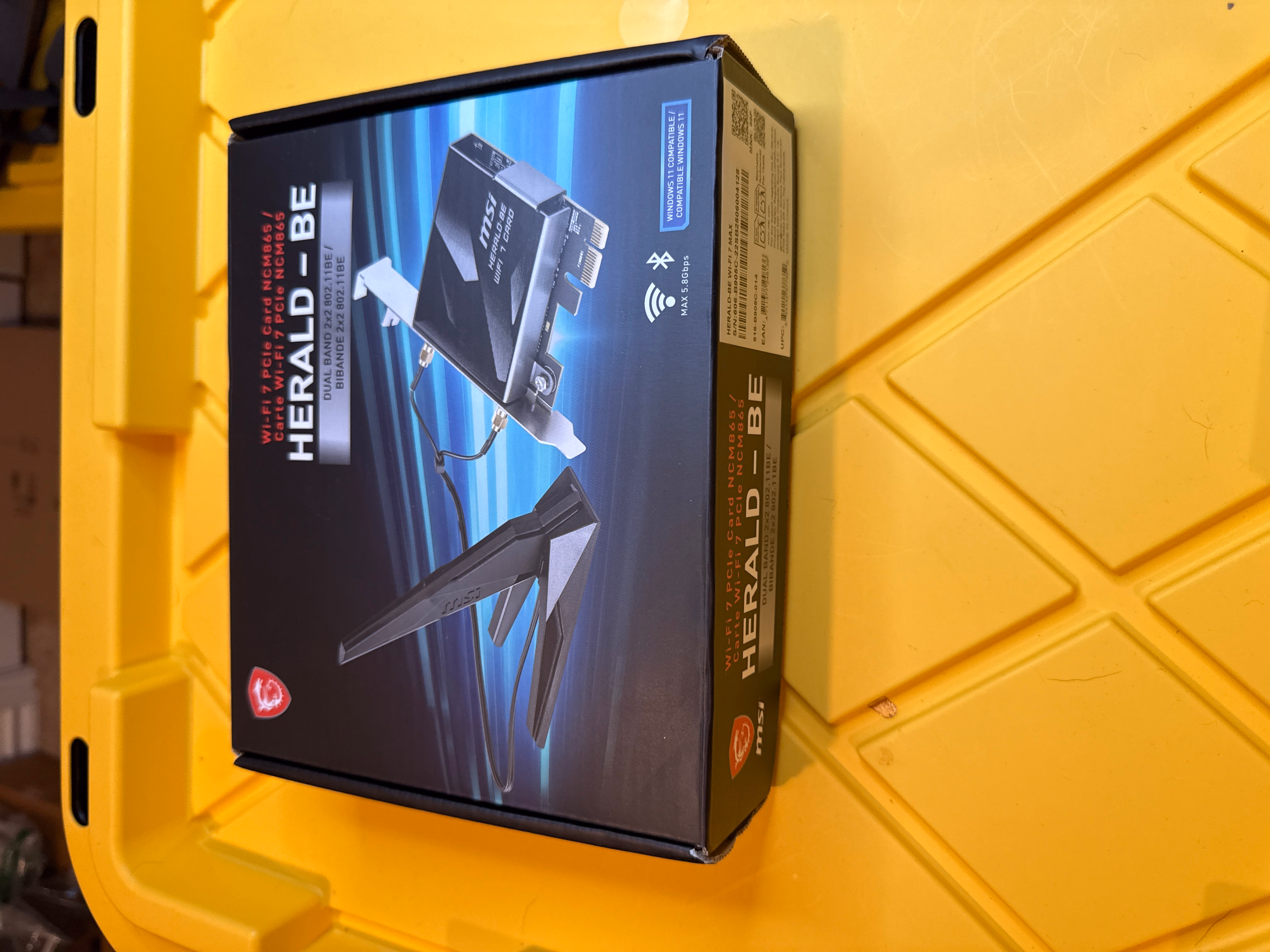 MSI Herald-BE WI-FI 7 MAX Wi-Fi 7 HERALDBWIFI7MAX 802.11BE thumbnail 2