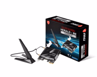 MSI Herald-BE WI-FI 7 MAX (Wi-Fi 7, 802.11BE, Bluetooth 5.4, PCIe, Multi-Link Operation Technology, External Antenna) thumbnail 1