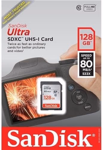SanDisk Ultra Plus 128GB SDXC UHS-I Memory Card