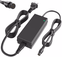 42V 2A Power Adapter PowerFast 3-Prong Inline Connector for 36V Sports Mod,Pocket Mod Lithium Battery,Lithium Battery Power Charger. thumbnail 1