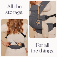 Ergobaby Omni Deluxe Baby Carrier Newborn Graphite Grey thumbnail 3
