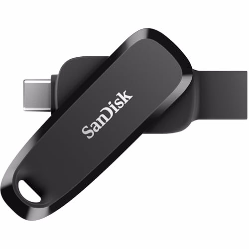 SanDisk 256GB Phone Drive for Android - The 2-in-1 USB for Smartphones, Tablets, and Computers - Thumb Drive with USB Type-C and Type-A Connectors - SDDDC6-256G-G46