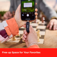 SanDisk 256GB Phone Drive for Android - The 2-in-1 USB for Smartphones, Tablets, and Computers - Thumb Drive with USB Type-C and Type-A Connectors - SDDDC6-256G-G46 thumbnail 2