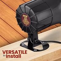 Pyle All-Weather Mono Trumpet Horn Speaker - 5" Portable PA Speaker with 8 Ohms Impedance and 25 Watts Peak Power - 180 Degree Swiveling Adjustable Bracket for Easy Maneuverability thumbnail 5