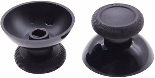 Deal4GO 2-Pack Rubber Analog Joystick Thumbsticks Replacement for ASUS ROG Ally X (2024) RC72LA Gaming Console - Black