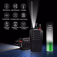 pxton Walkie Talkies Long Range for Adults with Earpieces,16 Channel Walky Talky Rechargeable Handheld Two Way Radios with Flashlight Li-ion Battery and Charger（4 Pack） thumbnail 2