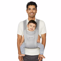 Ergobaby Embrace Newborn Baby Carrier for Infants 0-12 Months (7-25 lbs) - Ergonomic 2-Position Infant Carrier with Head and Neck Support, Hip-Healthy Positioning - Soft Grey thumbnail 1