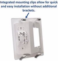 Legrand – OnQ in-Wall Cable Management Kit for Power & Low Voltage Cords – Hides TV or Display Cables Retrofit Behind The Wall – UL Listed TV Cord Hider w/DIY Install & Included Hardware – HT2102WHV1 thumbnail 4