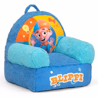 Delta Children - Blippi Cozee Buddy Kids Chair, Blue thumbnail 1