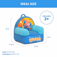 Delta Children - Blippi Cozee Buddy Kids Chair, Blue thumbnail 3