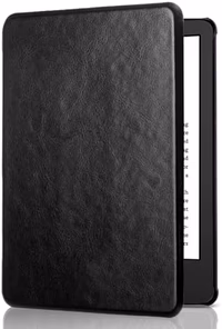 SCSVPN Case for 6 Inch Kindle 2024 and 2022 (11th Generation) - All new Slim Premium PU Leather Smart Protective Cover with Hand Strap, Auto Wake/Sleep for Kindle RS23CV / C2V2L3 E-Reader - Black thumbnail 1