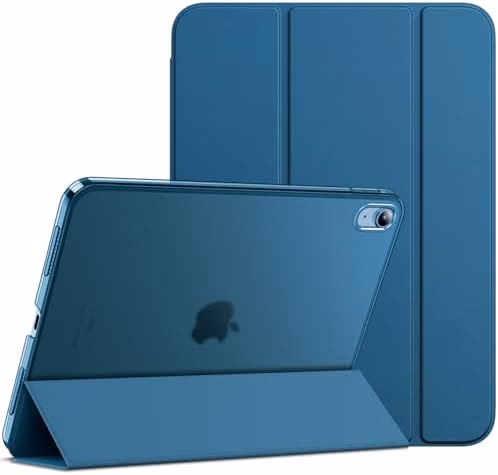 JETech Case for iPad (A16) 11th Generation 11 Inch 2025 / iPad 10th Generation 10.9 Inch 2022, Slim Smart Cover with Hard PC Translucent Back, Supports Touch ID, Auto Wake/Sleep (Teal)