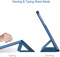 JETech Case for iPad (A16) 11th Generation 11 Inch 2025 / iPad 10th Generation 10.9 Inch 2022, Slim Smart Cover with Hard PC Translucent Back, Supports Touch ID, Auto Wake/Sleep (Teal) thumbnail 5