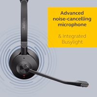Jabra Engage 75 SE (Second Edition) Wireless Headset, Dual-Ear – Telephone Headset with Industry-Leading Wireless Performance, Advanced Noise-Cancelling Microphone, All Day Battery Life - Black thumbnail 2