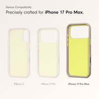 Beats iPhone 17 Pro Max Rugged Case with MagSafe & Camera Control, Scratch & Drop Tested, Matte Texture with Microfiber Lining - Alpine Gray thumbnail 3