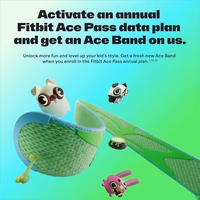 Fitbit Google Ace LTE - Kids Smartwatch with Call, Message, GPS, and Activity-Based Games, Ace Pass Data Plan Required - Spicy - Moovin thumbnail 2