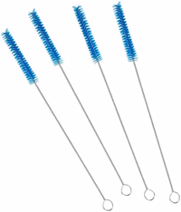 Dr. Brown’s Natural Flow Reusable Baby Bottle Vent System and Reservoir Cleaning Bristle Brush, BPA Free, Blue Brushes, 4-Pack thumbnail 3