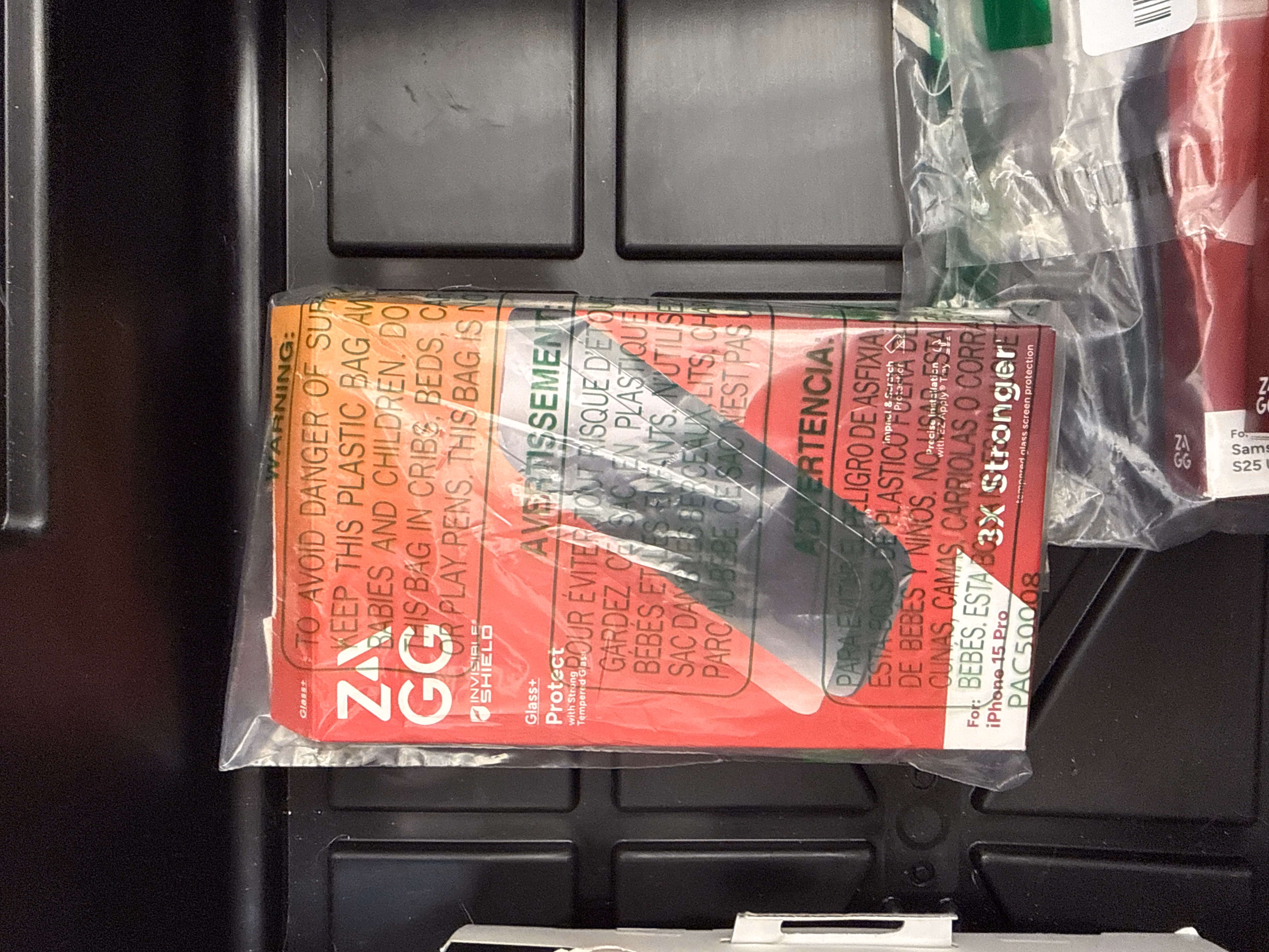 ZAGG Glass+ Screen Protector for Phone 15 Pro iPhone | Unit 2365 thumbnail 2