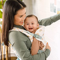 Infantino Flip 4-in-1 Convertible Baby Carrier, Adjustable, Ergonomic Babywearing, Registry Essential, Baby Carrier for Newborn to Toddler, Rainbow thumbnail 2