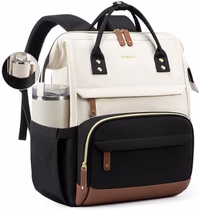 LOVEVOOK Laptop Backpack for Women, 17 Inch Work Business Backpacks Purse With Large Capacity, Waterproof Nurse Bag College Bookbag for School, Waterproof Casual Daypack for Travel thumbnail 1