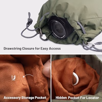 PGYTECH OneGo Drawstring Small Camera Bag, Soft Cute Camera Pouch Handbag compatible with Mirrorless Cameras/Nikon/Canon/Sony/Fuji Camera Case thumbnail 5