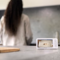 Maxi-Cosi See Pro 360 Baby Monitor with CryAssist™ AI Cry Translation, 2K HD camera with PTZ, Secure Non Wi-Fi 5 inch parent unit, 10 hour battery, Soothing Lullabies, 2-way audio thumbnail 2