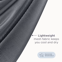 Ergobaby Embrace Baby Carrier Newborn to Toddler - Lightweight Ergonomic Baby Carriers - Cozy Essentials (7-25 Pounds), Soft Air Mesh, Washed Black thumbnail 5