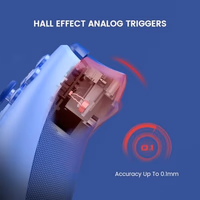 GameSir G7 SE Wired Controller for Xbox Series X|S, Xbox One & Windows 10/11, Plug and Play Gaming Gamepad with Hall Effect Joysticks/Hall Trigger, 3.5mm Audio Jack (Blue) thumbnail 3