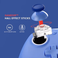 GameSir G7 SE Wired Controller for Xbox Series X|S, Xbox One & Windows 10/11, Plug and Play Gaming Gamepad with Hall Effect Joysticks/Hall Trigger, 3.5mm Audio Jack (Blue) thumbnail 2
