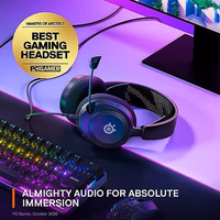 SteelSeries Arctis Nova 1 Multi-System Gaming Headset — Hi-Fi Drivers — 360° Spatial Audio — Comfort Design — Durable — Ultra Lightweight — Noise-Cancelling Mic — PC, PS5/PS4, Switch, Xbox - Black thumbnail 3