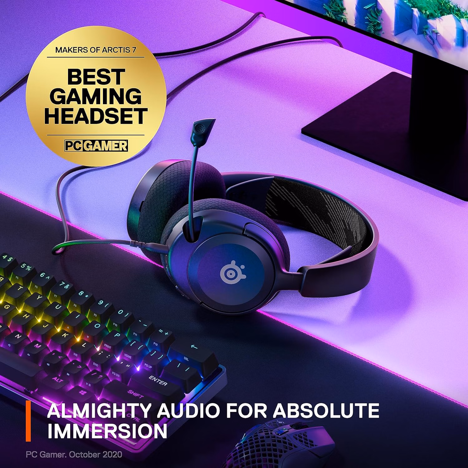SteelSeries Arctis Nova 1 Multi-System Gaming Headset Hi-Fi Drivers Black thumbnail 4