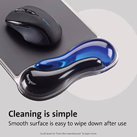 Kensington Duo Gel Mouse & Keyboard Wrist Rest Bundle Set, Ergonomic Keyboard and Mouse Pad With Wrist Support, Keyboard Wrist Rest, Computer Keyboard Pad, Cooling Gel, Non-Skid Backing, Blue K52920WW thumbnail 5