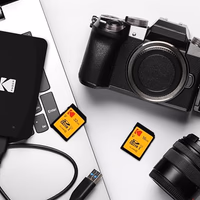 Kodak SDHC Card 32GB UHS-I U1 V10 Premium, up to 85MB/s Read Speed, for Full HD Video and High-Resolution Pictures, Compatible with SDHC Standard - EKMSD32GHC10K thumbnail 2