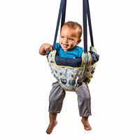 Evenflo Exersaucer Johnny Jumper Featuring Easy-to-Use Clamp Attachment for Quick and Tool-Free Set Up and Adjustable Straps to Customize The Height for Your Child, Owl thumbnail 1