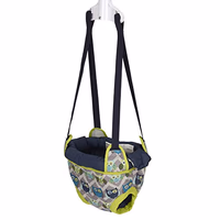 Evenflo Exersaucer Johnny Jumper Featuring Easy-to-Use Clamp Attachment for Quick and Tool-Free Set Up and Adjustable Straps to Customize The Height for Your Child, Owl thumbnail 4