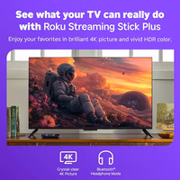 Roku Streaming Stick Plus - 4K & HDR Roku Streaming Device for TV with Voice Remote - Free & Live TV thumbnail 3