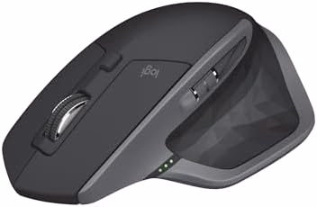 Logitech MX Master 2S Bluetooth Edition Wireless Mouse, Multi-Surface, Hyper-Fast Scrolling, Ergonomic, Rechargeable, Connects Up to 3 Mac/PC Computers - Graphite