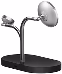 Samsung 3-in-1 Wireless Charging Station, Fast-Charging, Magnetic Design, Qi2-Certified Charging Dock Compatible with Qi-Certified Galaxy Phones, Watches, Buds & Ring, Black thumbnail 5