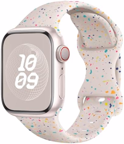 Sport Bands for Apple Watch Band 40mm 41mm 38mm 44mm 45mm 46mm 42mm iWatch Bands for Women Kids Men,Cute Recycled Plastic Silicone Strap for Apple Watch Series 11 10 9 8 7 6 5 4 3 SE 3/2nd Ultra 49mm