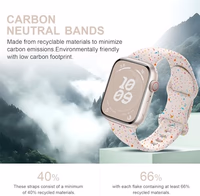 Sport Bands for Apple Watch Band 40mm 41mm 38mm 44mm 45mm 46mm 42mm iWatch Bands for Women Kids Men,Cute Recycled Plastic Silicone Strap for Apple Watch Series 11 10 9 8 7 6 5 4 3 SE 3/2nd Ultra 49mm thumbnail 2