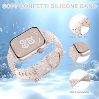Sport Bands for Apple Watch Band 40mm 41mm 38mm 44mm 45mm 46mm 42mm iWatch Bands for Women Kids Men,Cute Recycled Plastic Silicone Strap for Apple Watch Series 11 10 9 8 7 6 5 4 3 SE 3/2nd Ultra 49mm thumbnail 3