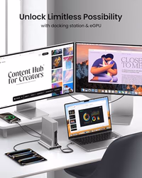 Silkland USB C Monitor Display Cable 3.3FT 4K@144Hz/60Hz, 8K USB C 3.2 Gen 2x2 Video Cable, 20Gbps Data Transfer, 240W PD Charging, Type C Compatible for iPhone 17, MacBook, CarPlay, Portable Monitor thumbnail 3