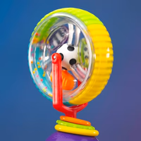 Sassy Wonder Wheel Spinning High Chair Tray Toy, Age 6+ Months thumbnail 5