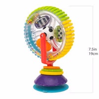 Sassy Wonder Wheel Spinning High Chair Tray Toy, Age 6+ Months thumbnail 2