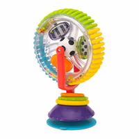 Sassy Wonder Wheel Spinning High Chair Tray Toy, Age 6+ Months thumbnail 1