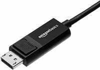 Amazon Basics Bi-Directional USB-C to DisplayPort Cable, 4K@60Hz, Compatible with MacBook Pro/Air and Thunderbolt 3, 3 ft, Black thumbnail 2