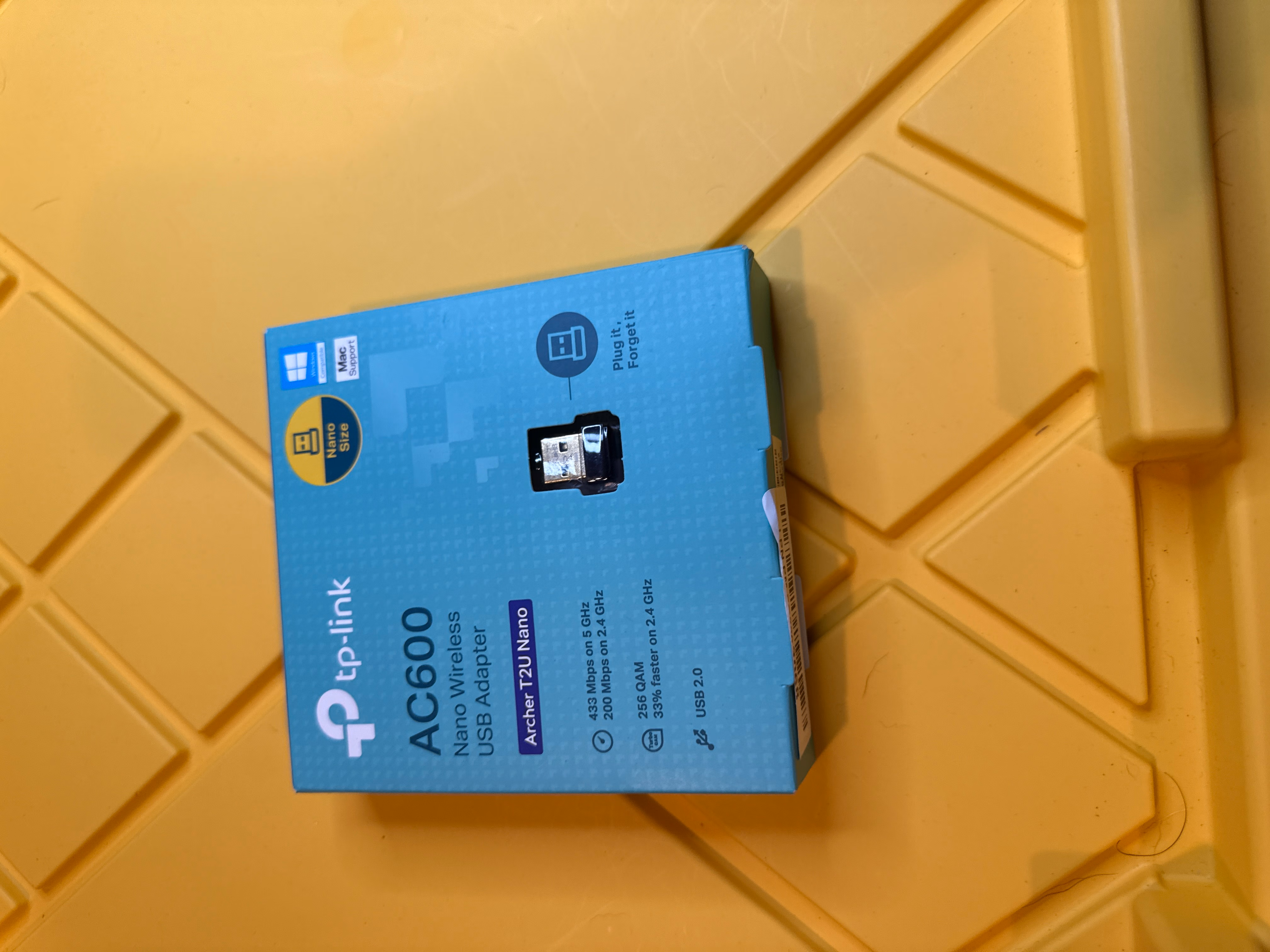 TP-Link Nano AC600 USB WiFi AdapterArcher T2U | Unit 3429 thumbnail 2