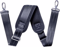 59 Inch Shoulder Straps, Soft with Ultra-Thick Fixed Shoulder Pad, Two Way Independently Adjustable Buckle Replacement Straps for Laptop Bag Messenger Bag Tool Bag Luggage,Black thumbnail 1