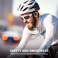 PSIER Open Ear Headphones, Bluetooth 5.3 Wireless Sports Headphones with Digital Display Charging Case 40 Hours Playtime True Earbuds with Earhooks for Running, Walking, Workout thumbnail 3